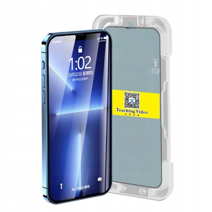 Védőfólia Apple iPhone 16 Pro Max-hoz, 3D, 9H, egyszerű telepítés, fekete, kerettel együtt, edzett üveg, átlátszó, karcálló, prémium minőség, tökéletes illeszkedés