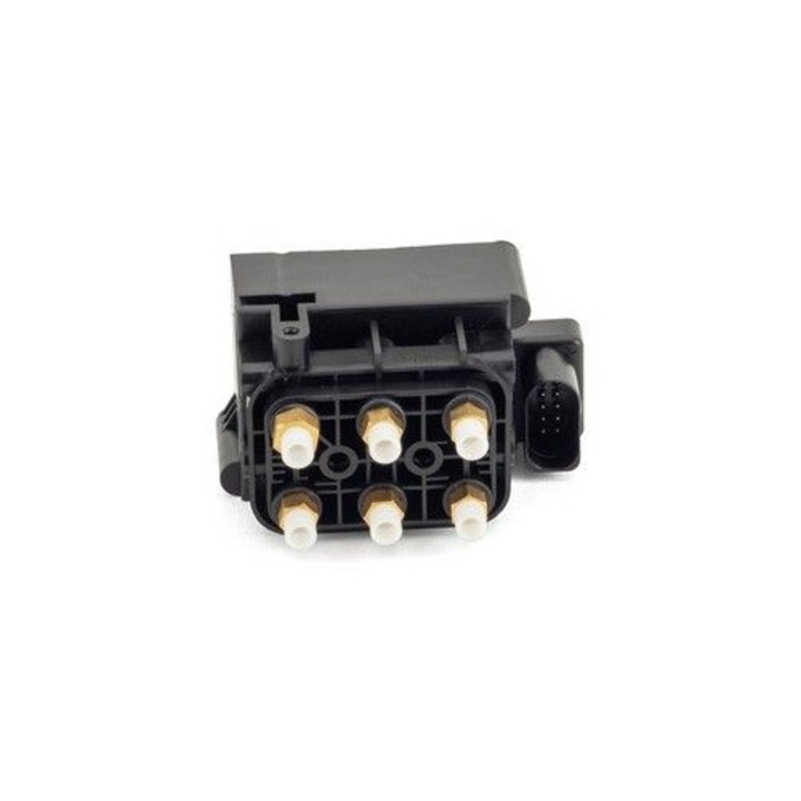 Supapă electromagnetică ARNOTT VB3267, pentru suspensii pneumatice, lungime 11, 5cm, lățime 9, 5cm, înălțime 8cm