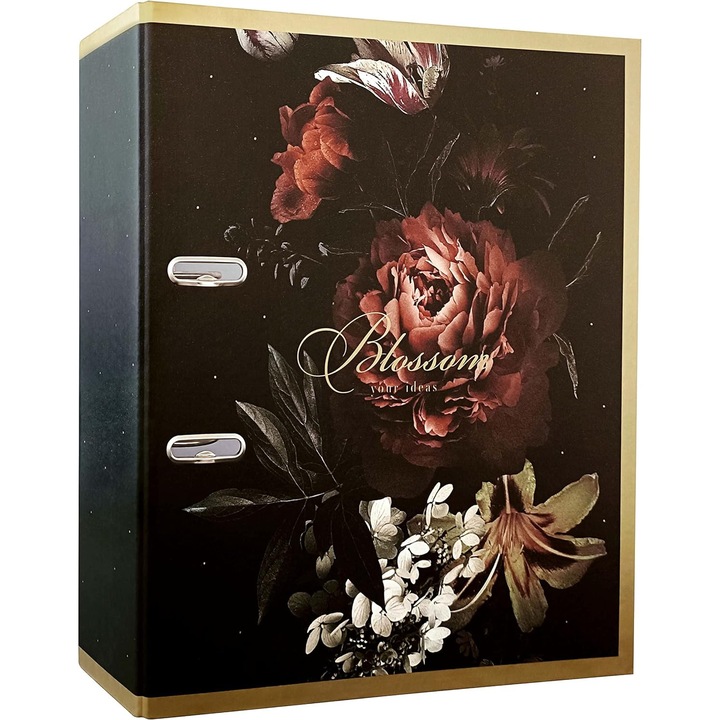 Етажерки за книги, Netuno, Ламинирани, Картон, Джобни етикети, Портретна ориентация, Превъзходно качество, Лесни за съхранение, Издръжливи, Помагат за организиране на документи, 210 x 297 x 75 мм, Черни, 100 листа