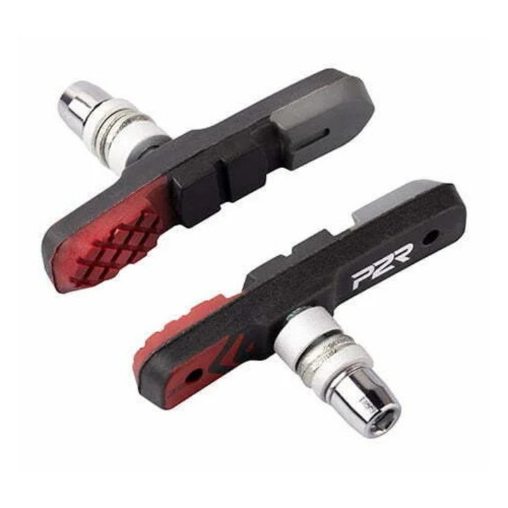 Saboti Frana Bicicleta MTB 72mm, P2R Threestop, Negru-Rosu-Gri