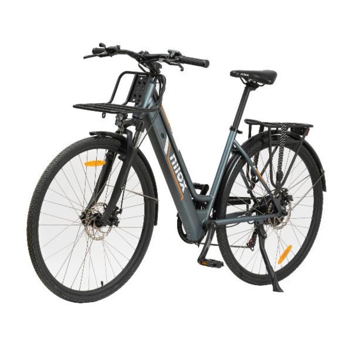 Електрически велосипед Nilox Cargo Ebike C1 - Cargo Light, предни/задни хидравлични дискови спирачки и 250W мотор