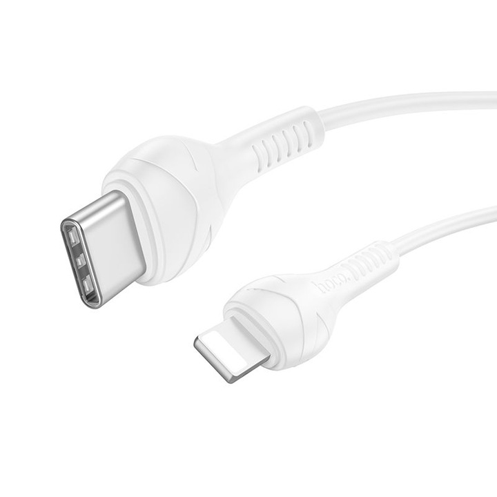 Hoco USB Type-C - Lightning kábel, PD, 27W, X37, 1m, fehér