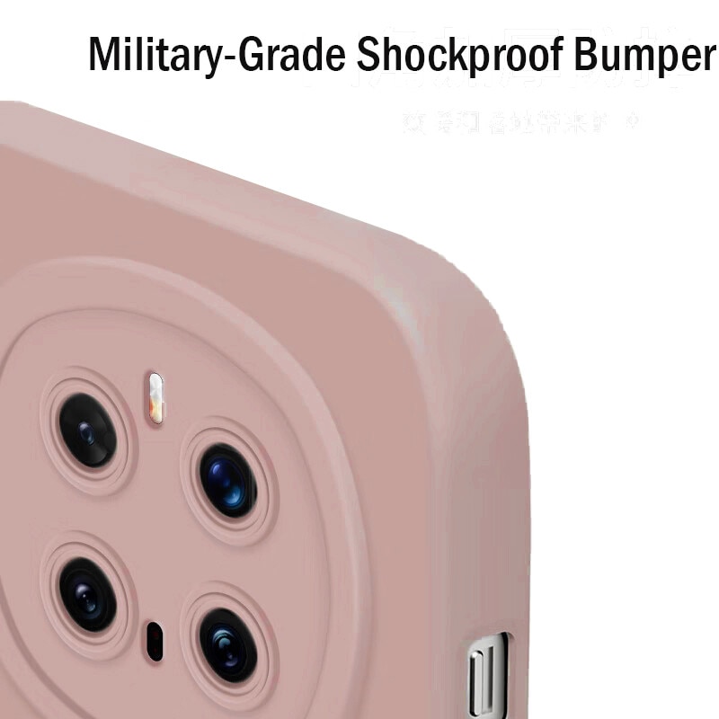 Husa telefon silicon, microfibra, roz, pentru Honor Magic 7 Pro, subtire, protectie militara