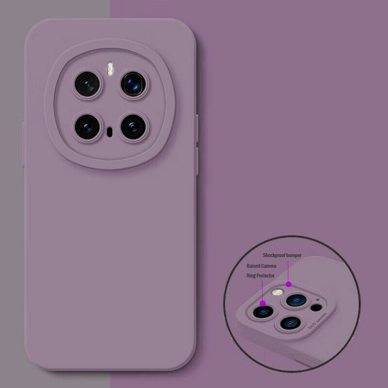 Husa telefon, silicone, violet pruna, protectie militara, pentru Honor Magic 7 Pro