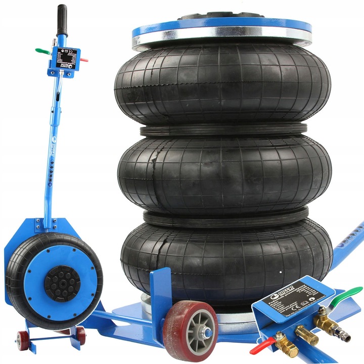 Пневматичен крик, Elmax, Стабилен, Идеален за повдигане на големи превозни средства, Лесен за употреба, Бърз, Прецизен, Висока товароподемност, Здрава конструкция, Удобна работа, Надежден