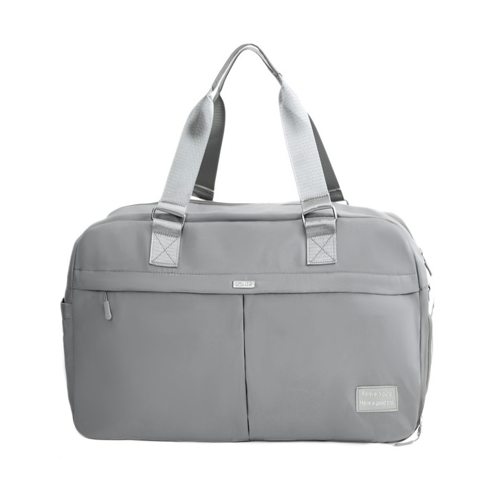 Geanta de calatorie textila Solier SM04 VEA Gri