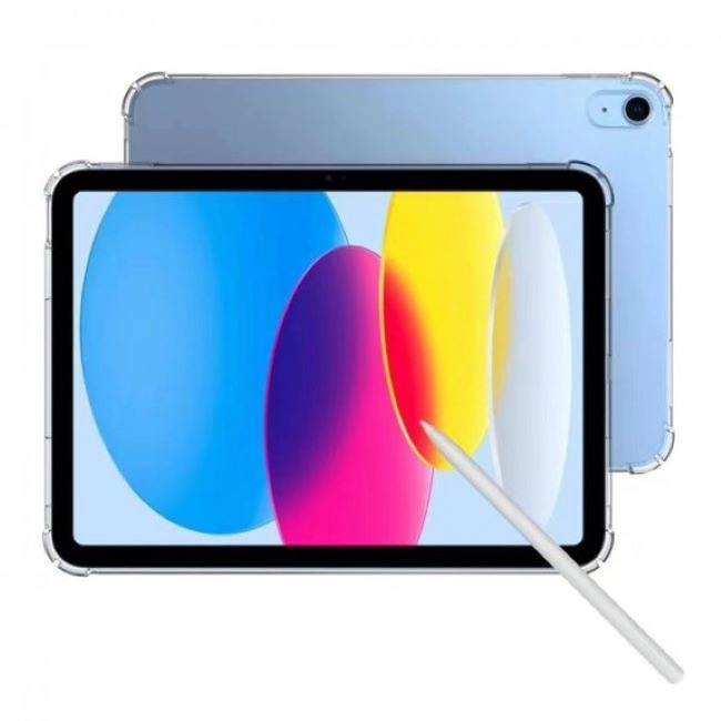 Husa Soft TPU Antisoc compatibila cu Apple iPad 10(10.9"-2022) si iPad 11(A16 11"-2025), Transparent
