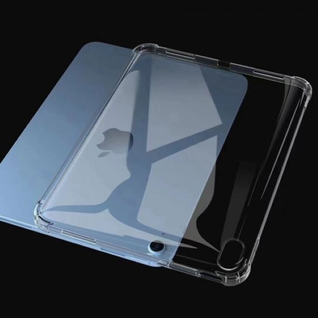 Husa Soft TPU Antisoc compatibila cu Apple iPad 10(10.9"-2022) si iPad 11(A16 11"-2025), Transparent