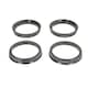 Set 4 inele centrare / ghidaj pentru jante aliaj 66.6 MM - 57.1 MM Audi-Mercedes-Volkswagen AutoSSF®
