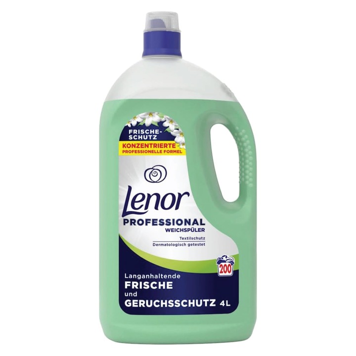 Balsam concentrat de rufe Lenor Professional Fresh, 4 l, 200 spalari