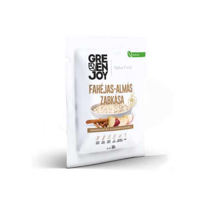 GREENJOY Fahéjas-almás Zabkása, 50 g