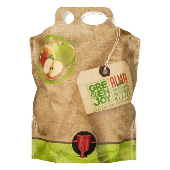 Suc de mere GREENJOY 100% BIO, 3 l