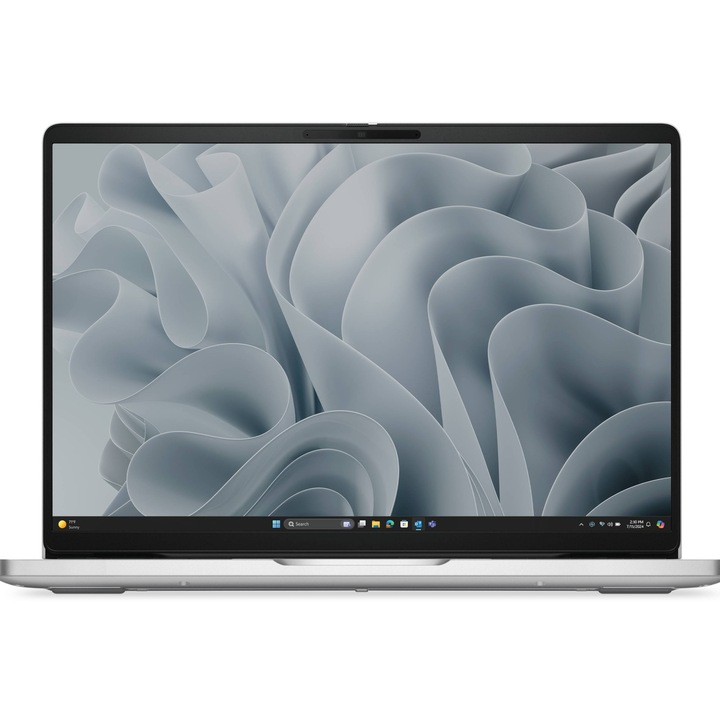 Лаптоп Dell Pro 14 PC14255 с AMD Ryzen AI 7 350 (2.0/5.0GHz, 16M), 64 GB, 512GB M.2 NVMe SSD, AMD Radeon 860M, Windows 11 Pro, Сребрист