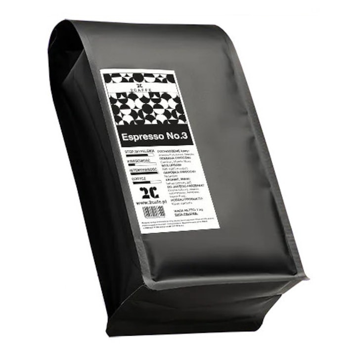 Cafea Espresso NR.3 Tip cafea: Boabe, Arabica / Robusta: 70% / 30%