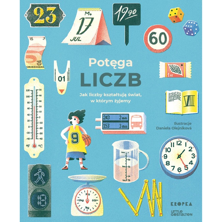 Cartea Potega liczb Kropka, ilustratii, coperta tare, 6+ ani