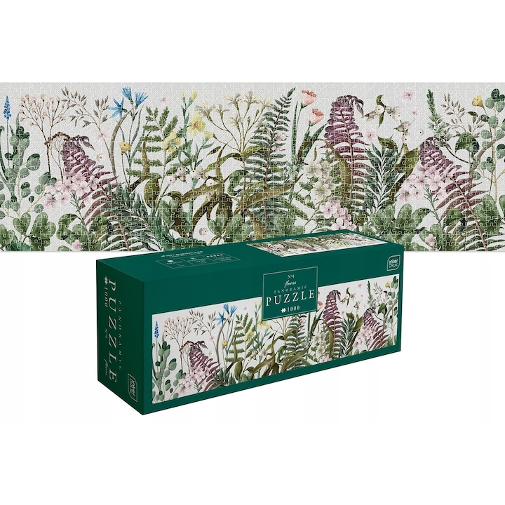 Interdruk - Puzzle Páfrány és virágok - 1 000 darab