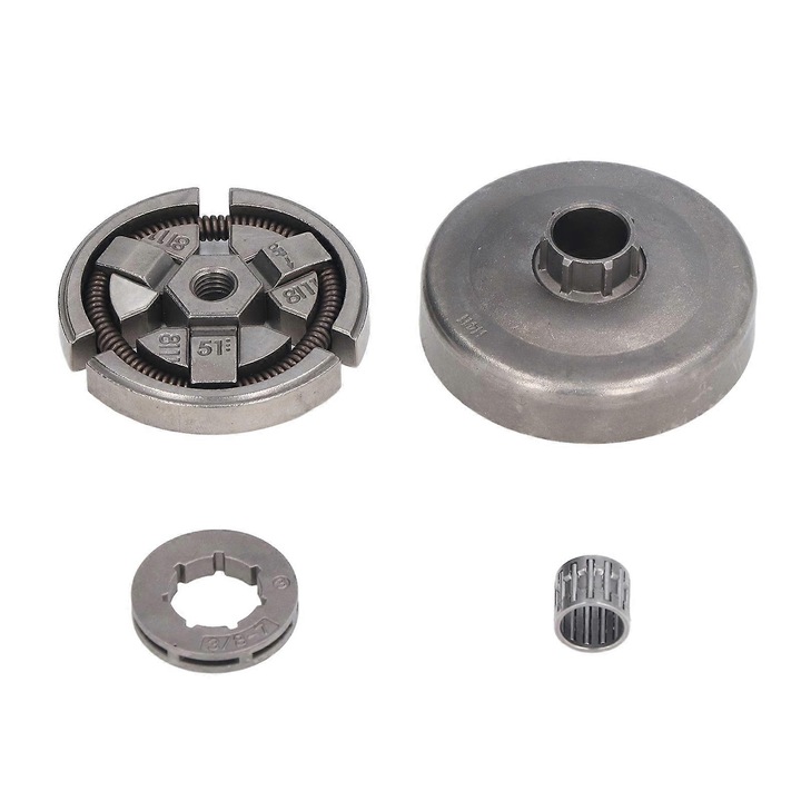 Kit pinion ambreiaj 7 dinti cu rulment pentru HUSQVARNA 55 51 50, 3/8-7
