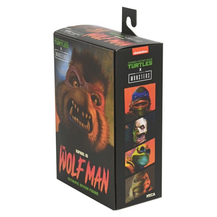 Figurina Universal Monsters x Teenage Mutant Ninja Turtles Action Figure Ultimate Raphael as The Wolfman 18 cm