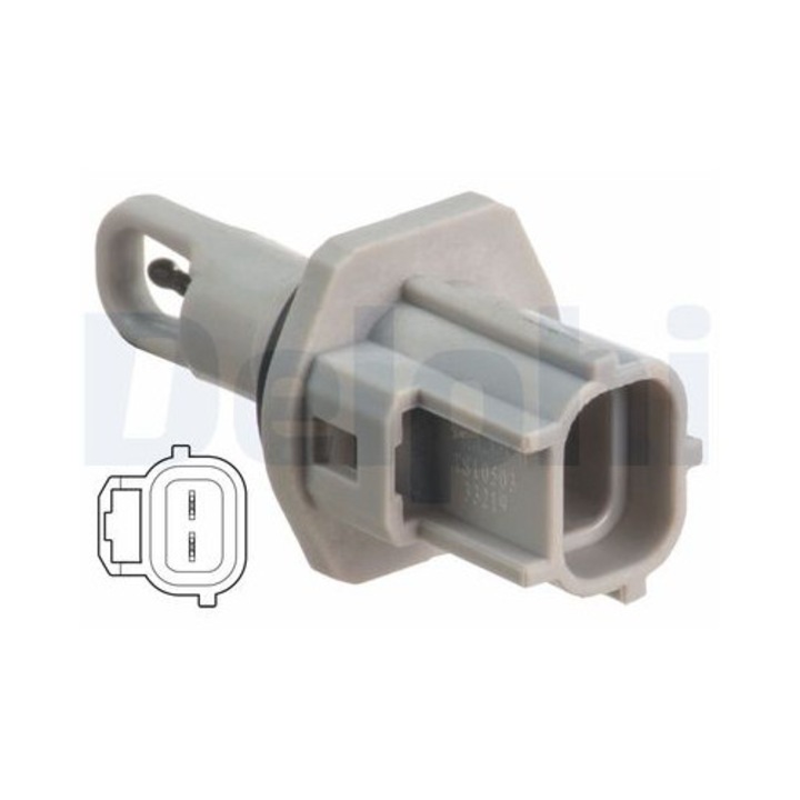 Delphi beszívott levegő hőmérséklet érzékelő, 2 csatlakozós, szürke