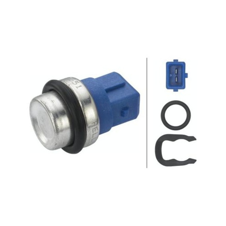 Hella hűtőfolyadék hőmérséklet érzékelő, kék, 12V, NTC