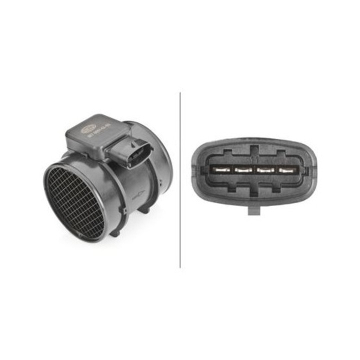 Hella légáramlás-érzékelő, 4 csatlakozóval, átmérő 70 mm