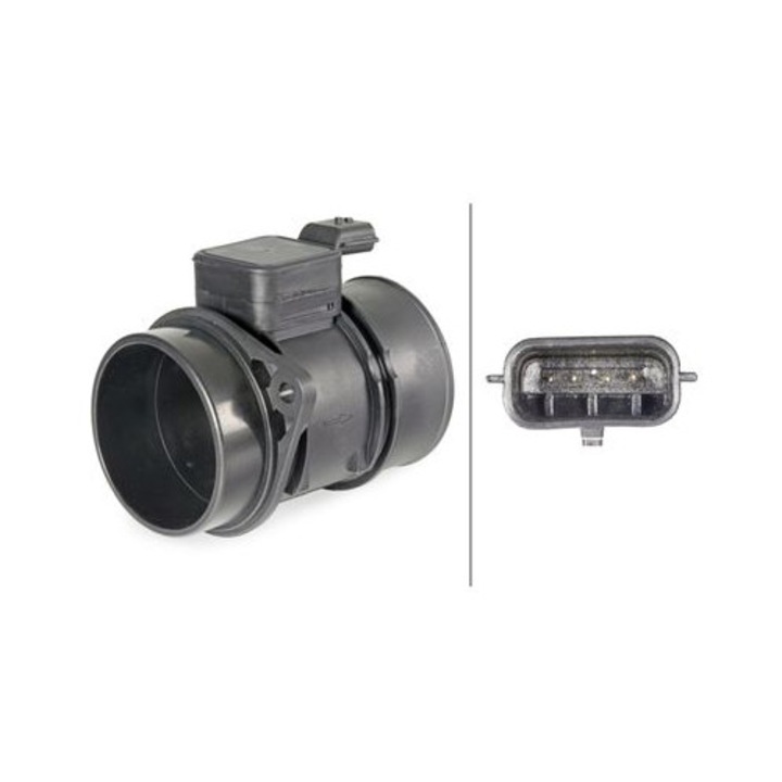 Hella légáramlás érzékelő 8ET358095131, 4 csatlakozó, átmérő 69,5 mm