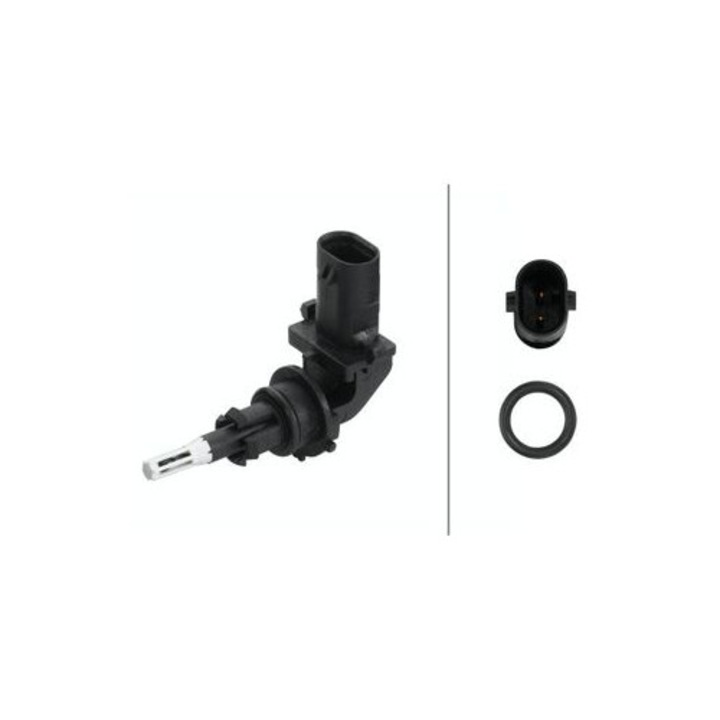 Hella beszívott levegő hőmérséklet-érzékelő, 2 csatlakozóval, BMW kompatibilis