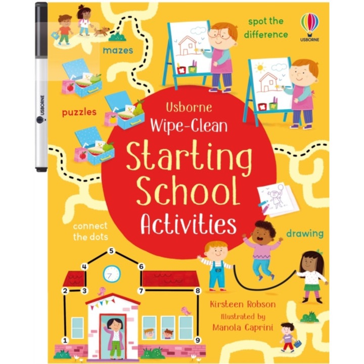 Wipe-clean Starting School Activities - Kirsteen Robson