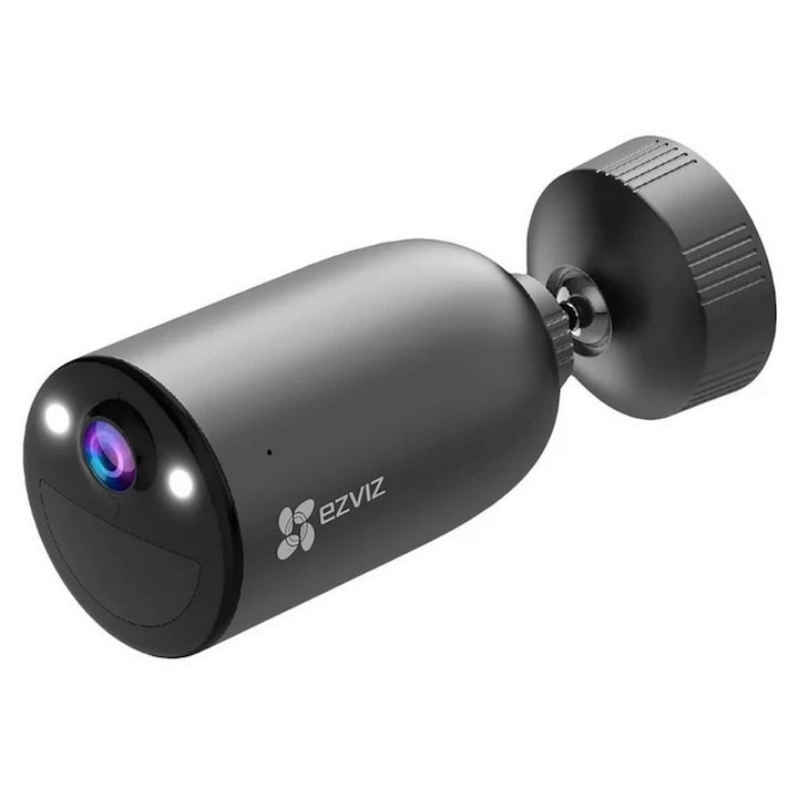 EZVIZ IP vezeték nélküli megfigyelő kamera 4G SIM-mel és akkumulátorral, Intelligens riasztó, 4MP 2K, IR+fehér LED 15m, Hang, IP65, CS-EB3(2K-4GA)