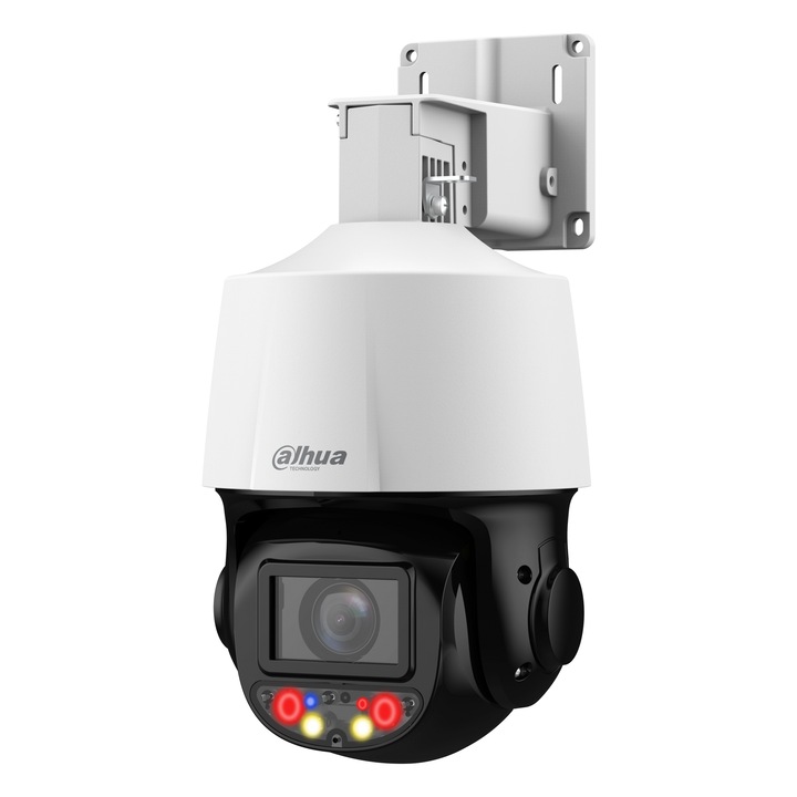 Camera speed dome IP PTZ Dahua Eco Series SD3E410DB-GNY-A-PV1, WizSense, 4MP, 10x, Iluminare duala, Alarma, PoE, IP66