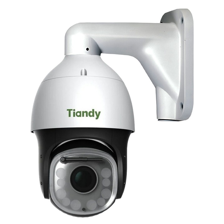 Speed Dome IP PTZ Color Maker Tiandy, оптично увеличение 30x, 5MP, 4.7mm-141mm, IR 200м, LED 30м, PoE, IP66, TC-H356Q-30XIWE++AV3.0