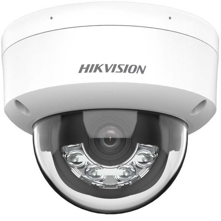 IP камера за видеонаблюдение Hikvision DS-2CD1123G2-LIUF(2.8MM), 2MP, Smart Hybrid Light, Аудио, слот за microSD, PoE, IP67