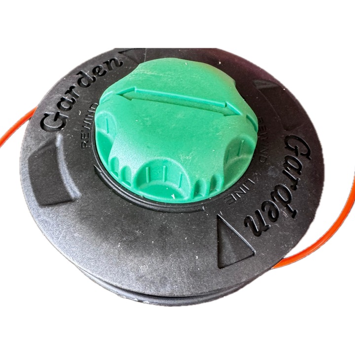 Tambur fir motocoasa, negru-verde