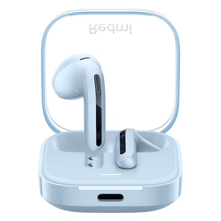 Xiaomi Buds 6 Active In-Ear Bluetooth Handsfree слушалки, висока производителност и достъпна цена, ясен звук, силен бас, удължен живот на батерията, Bluetooth 5.4, ергономичен дизайн, водоустойчиви, син цвят