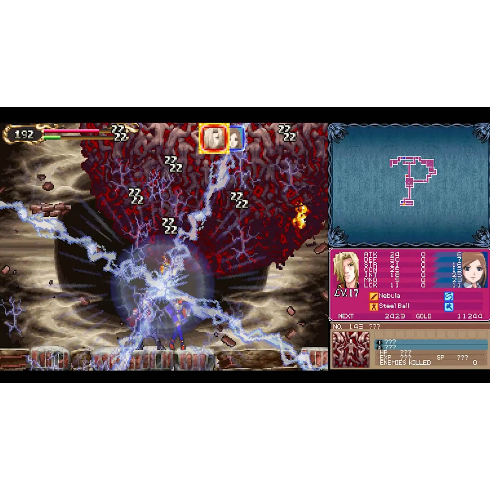 Joc Castlevania Dominus Collection Ecclesia Cover Pentru Nintendo