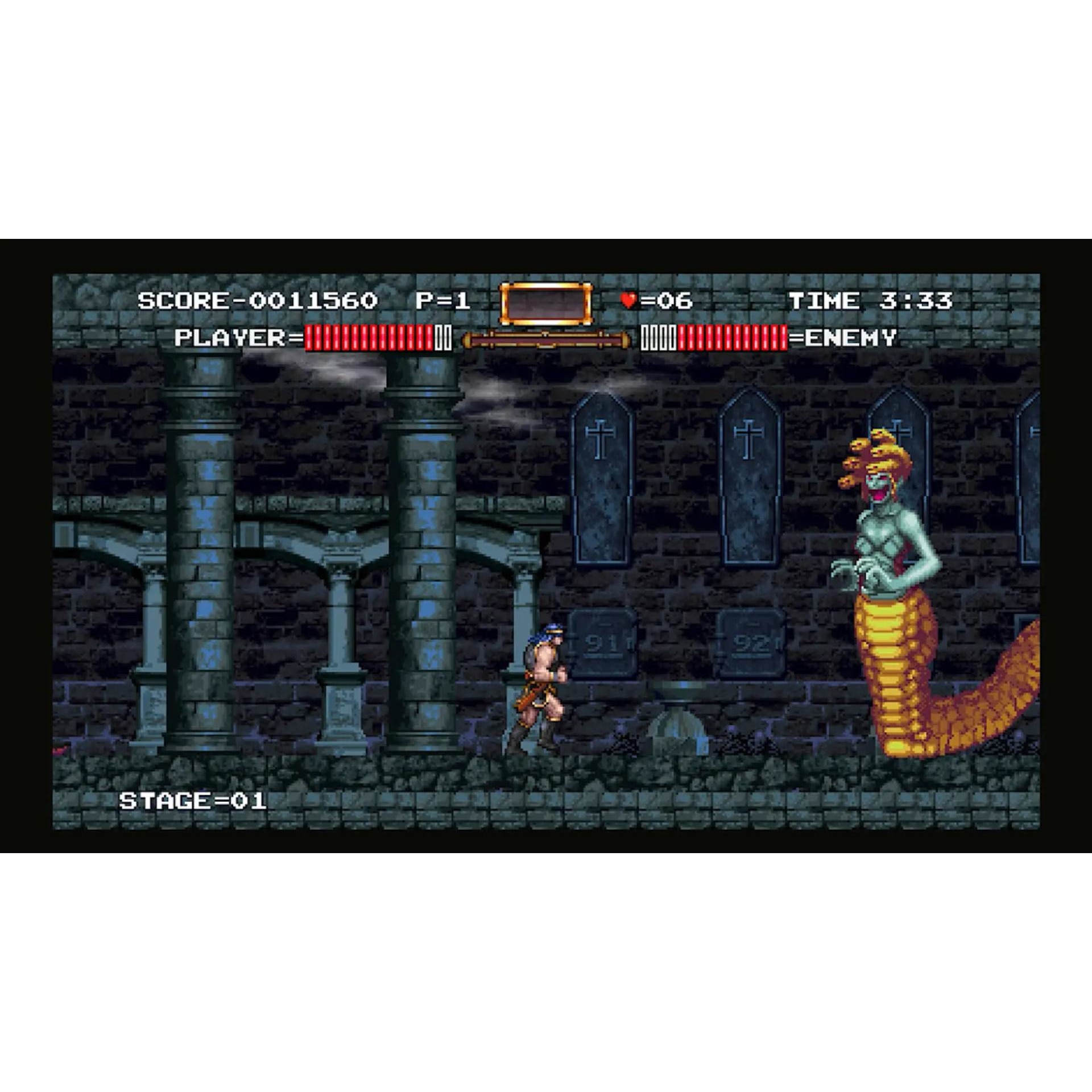 Joc Castlevania Dominus Collection Ecclesia Cover Pentru Nintendo