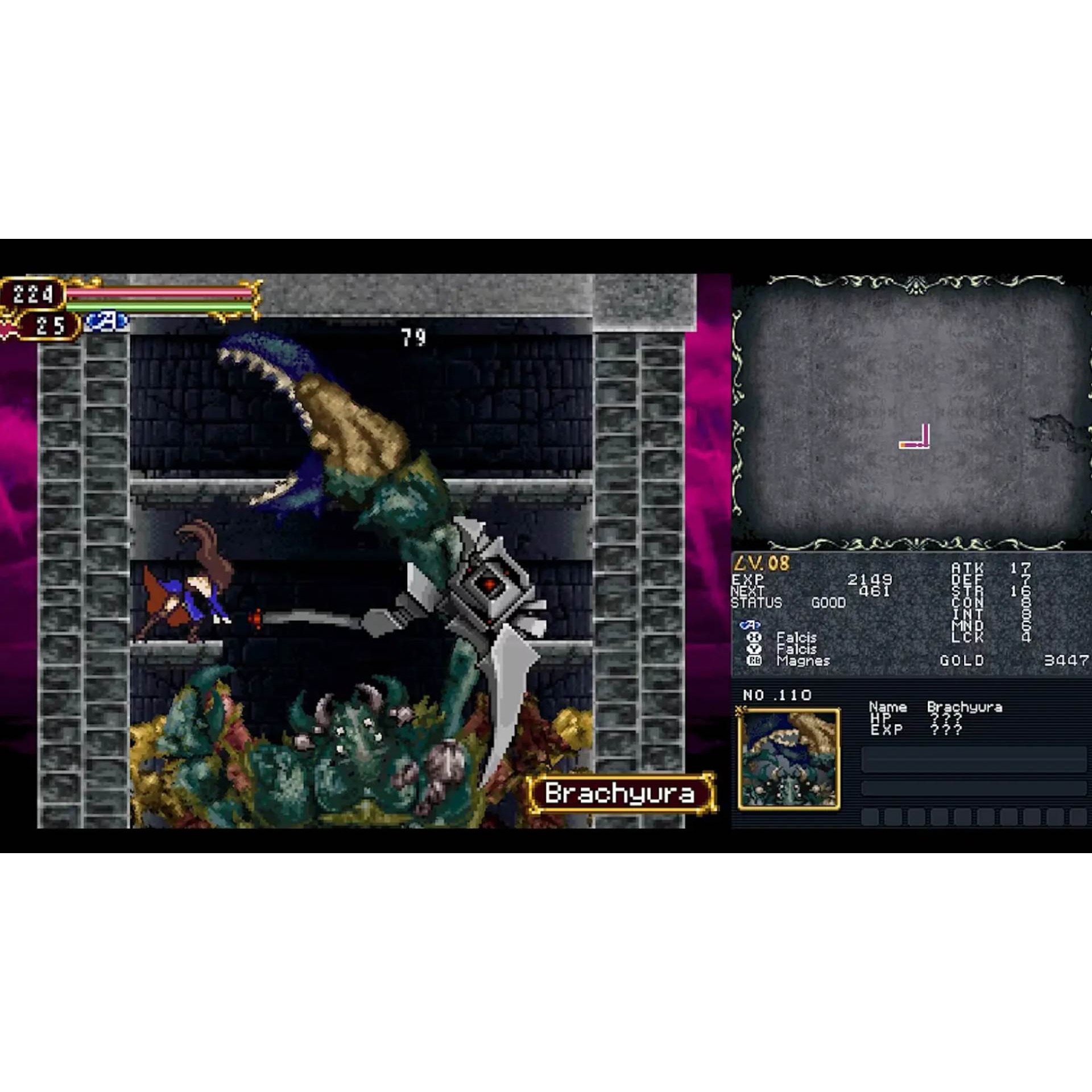 Joc Castlevania Dominus Collection Ecclesia Cover Pentru Nintendo