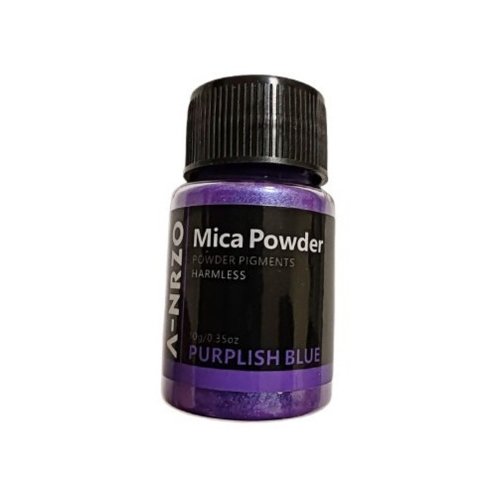 Pudră pigment turcoaz ANRZO, 10 ml, pentru vopsele și mestesuguri, utilizare universală