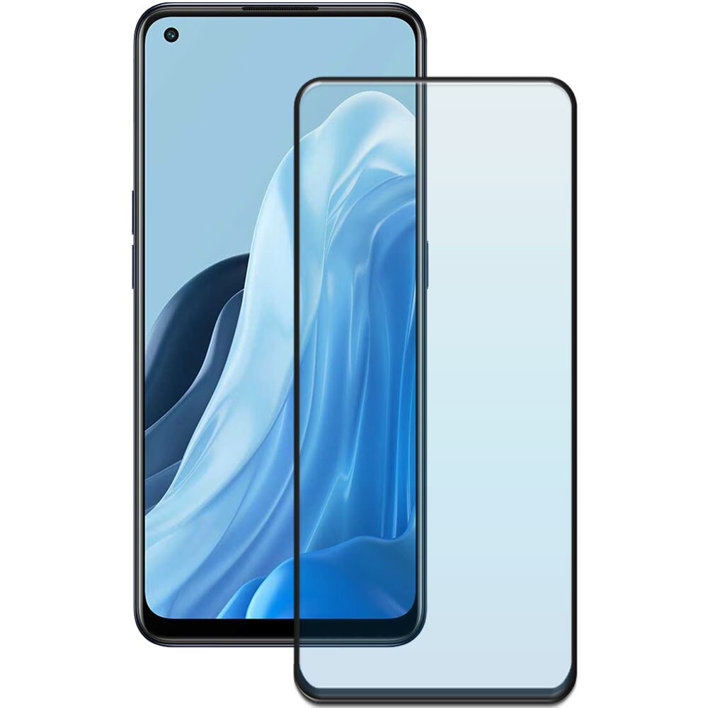 Folie din sticla securizata pentru Oppo Reno 7 5G, HAMSTERBOX Glass Shield, Protectie completa ecran, Full face, Aplicare rapida, Case Friendly, Transparenta