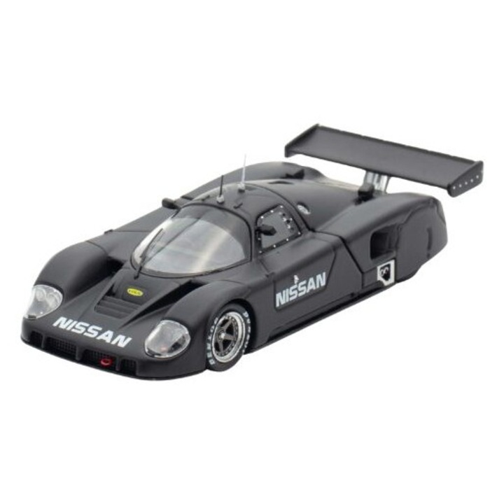 Autómodell Nissan R8c Le Mans-i Shakedown teszt Paul Ricard Black pályán 1988 1:64 Inno64