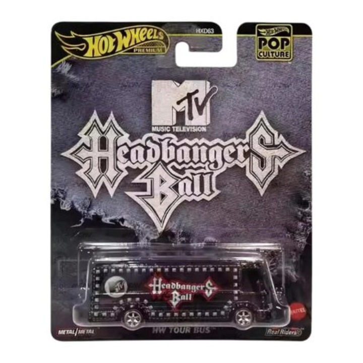 Hw Tour Bus MTv 1:64 Hot Wheels autómodell