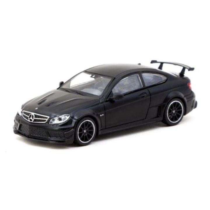 Mercedes-Benz C 63 Amg Coupé fekete 1:64 Tarmac Works modellautó