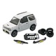 Modellautó, Suzuki Jimny K-Car Jb23 1998, Fehér, 1:64 Bm Creations Rhd