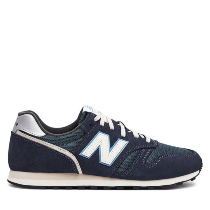 Pantofi sport barbati ML373OK2, New Balance, Piele naturala, Bleumarin, 36 EU
