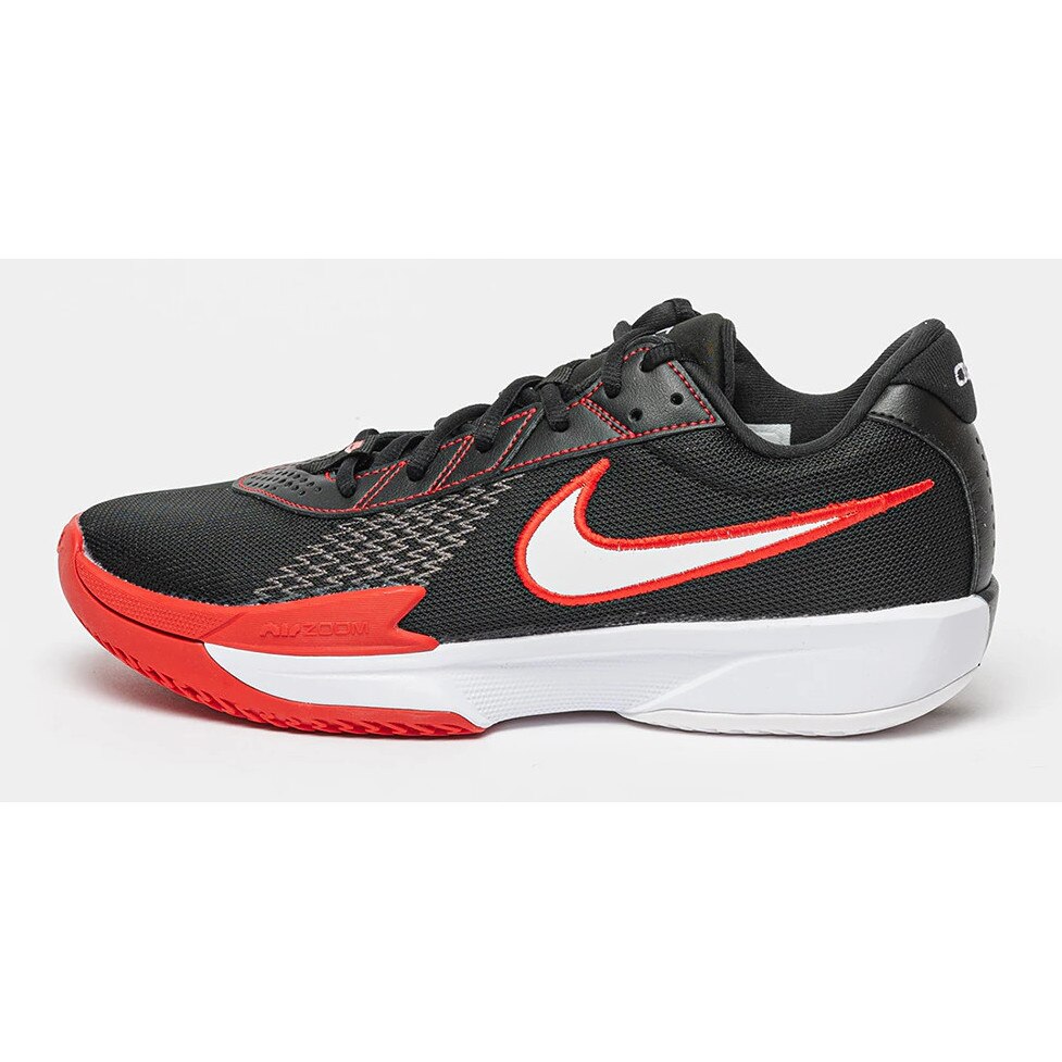 Nike, Pantofi pentru baschet G.T. Cut Academy, Rosu, Negru, Gri, 8