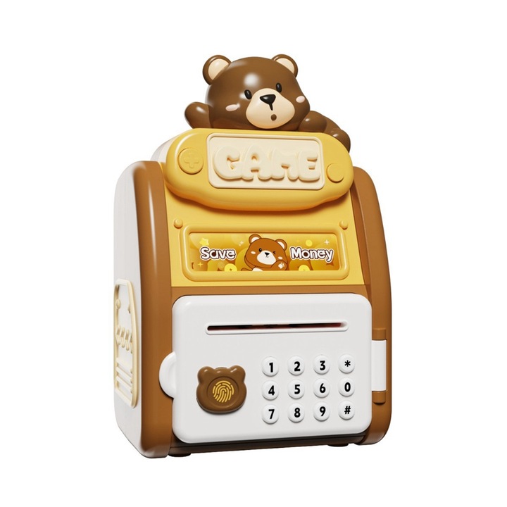 Casa de marcat Kidsbele, set joaca supermarket, design unic, protectie cu amprenta, 26.8x16.2cm, pentru 3-8 ani