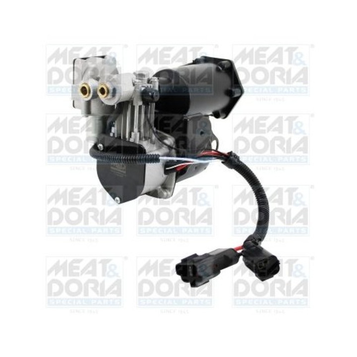Kompresszor, MEAT & DORIA 58015, 12V, légrugós felfüggesztéssel rendelkező járművekhez