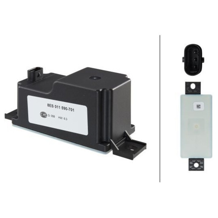 Feszültségstabilizátor, Hella, start/stop rendszer, 220V, utasoldali rögzítés