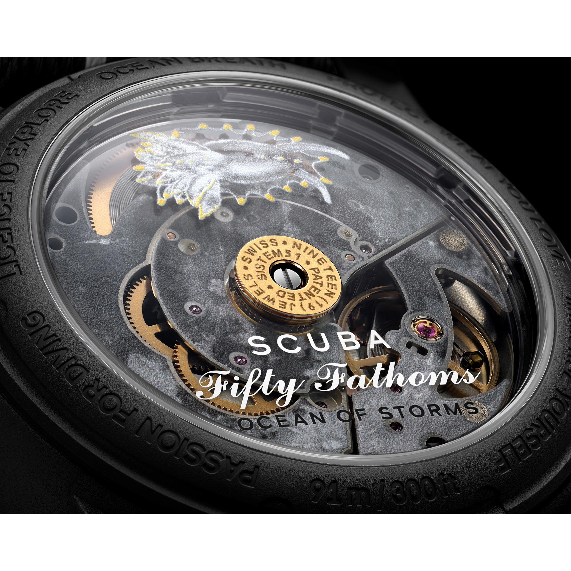 Ceas Blancpain Swatch Fifty Fathoms, Ocean of Storms, Automat