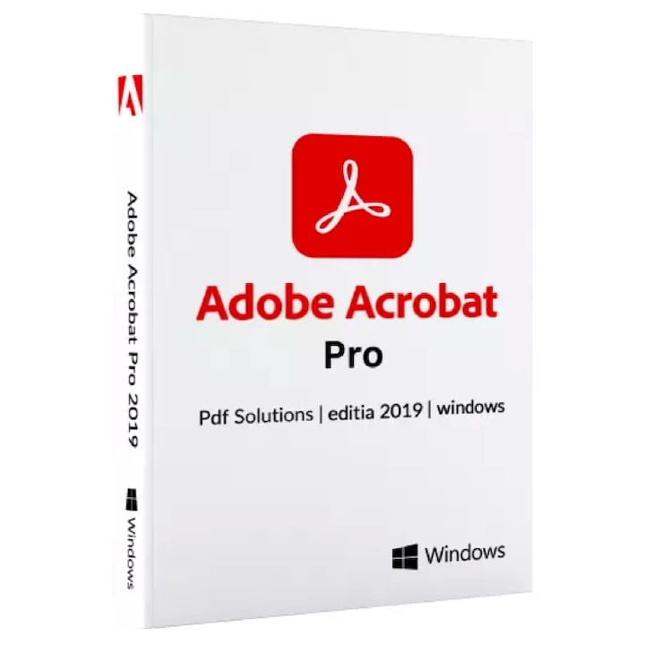 Adobe Acrobat PRO 2019 – Állandó elektronikus licenc, Windows, 1 eszköz